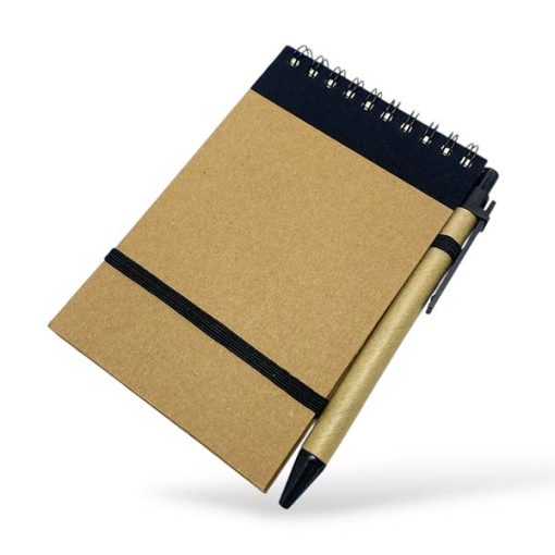 Set de Anotador Eco 820 y Lapicera con logo - Imagen 2