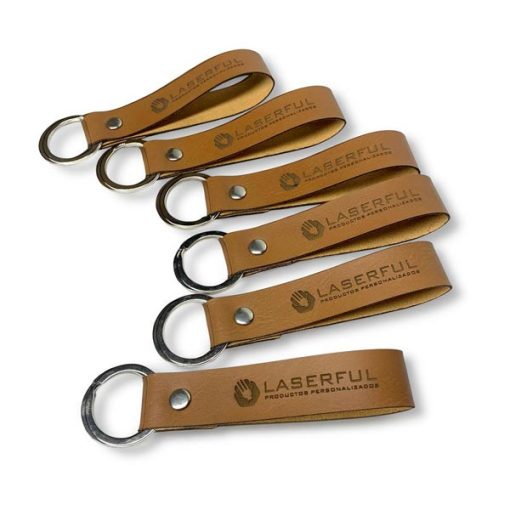Llavero Cinta de Cuero Eco con logo - Imagen 4